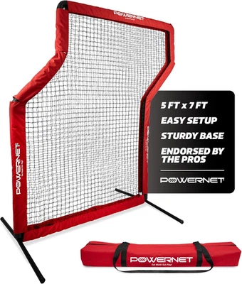 Powernet Portable Baseball Practice Net for Pitching and Hitting, Pop up Batting - Imagem 1 de 4