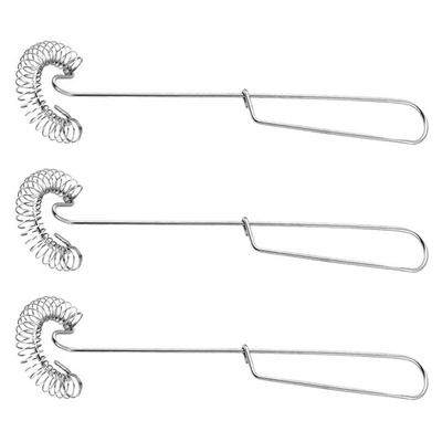  3 Pcs Sbattitore Per Uova Frusta in Acciaio Inossidabile Montalatte Manuale - Immagine 1 di 4