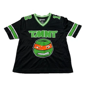TMNT Kids Ninja Turtle Jersey T-Shirt - Black - Size S - Picture 1 of 6