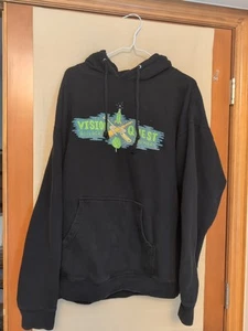 Vision Quest Brewery Boulder Colorado Black Rare Hoodie Size Extra Large XL - Picture 1 of 10