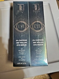 Dongyu 2 PACK 5% Caffeine - Hyaluronic Acid - Serum Under Eye Roller Cream - Picture 1 of 3