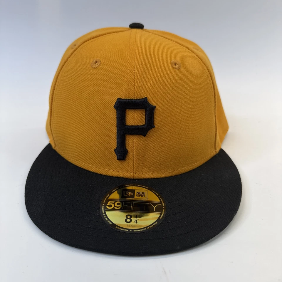 Pittsburg Pirates Fitted Hat New Era 59Fifty 8 1/4 - Image 1 of 4
