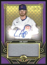 2022 Triple Threads Single Jumbo Relic Autos Amethyst #ASJRIH Ian Happ /75