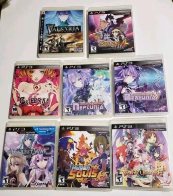 ¡SIN JUEGOS! Neptunia Victory Sony PS3 Catherine Disgaea Valkyria Mugen Souls RPG  Foto 1 de 4
