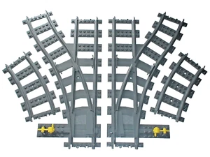 LEGO® Eisenbahn Weichenpaar für 7499, 7895, 7897, 7898, 7939, 60198, 60238  - Bild 1 von 1