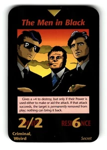 The Men In Black Card Base Set INWO Illuminati Nuevo Orden Mundial juego 372/409 - Imagen 1 de 4