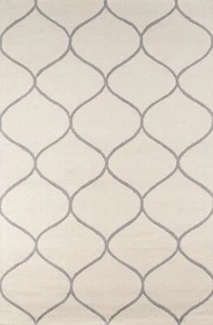 Momeni Rugs Newport Collection Area Rug, 3'9" x 5'9", Ivory - Picture 1 of 5