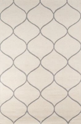 Momeni Rugs Newport Collection 小地毯,3'9 x 5'9 英寸,象牙白 — 第 1/4 张图片