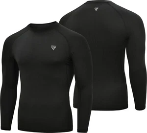 RDX Camiseta de Neopreno Compresión Hombre Manga Larga Sudaderas Entrenamientos - Imagen 1 de 4