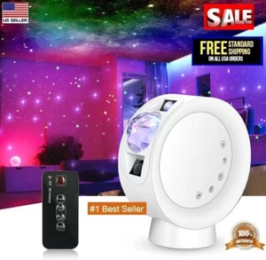 Galaxy Projector Starry Sky Night Light Ocean Star Party  LED Lamp Remote GGE01 - Picture 1 of 7