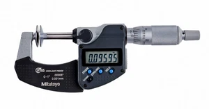 Mitutoyo 323-350-30 - Digimatic Disk Micrometer 0" - 1"/25.4mm /.00005 SPC IP65 - Picture 1 of 3