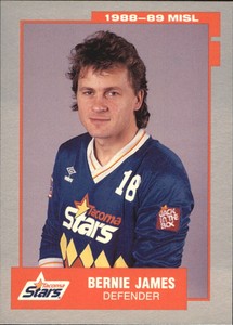 1989 Pacific MISL #30 Bernie James