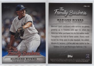 2019 Topps Update The Family Business Blue Mariano Rivera #FB-10 HOF