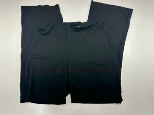 Harlow Womens Pants Size Petite Small Black Elastic Waist Stretchy Pants VTG - Picture 1 of 11