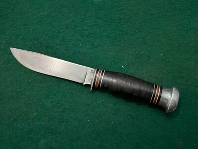 FACA VINTAGE REMINGTON DUPONT RH-51, COM RECORTES DE ADERÊNCIA - Imagem 1 de 4