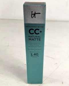 *NEW* it Cosmetics CC+Cream Natural Matte Foundation SPF 40 - Deep Mocha - Picture 1 of 5