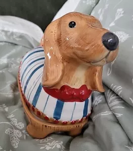 More details for sausage dog / dachshund butter dish - great condition