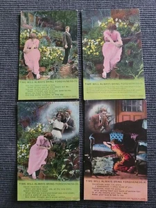 ERSTER WELTKRIEG WIRD VERGEBUNG BRINGEN BAMFORTH POSTKARTE JOT LOT X 4 POSTKARTEN - Bild 1 von 4