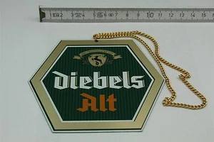 Zapfhahnschild diebels Alt DAS FREUNDLICHE ALT Wappen klein   105 (2) - Bild 1 von 1
