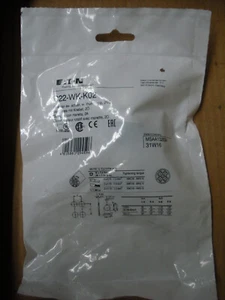 Eaton 22MM 2 pos selector switch C22-WK-K02 2NC 35 available - Picture 1 of 9