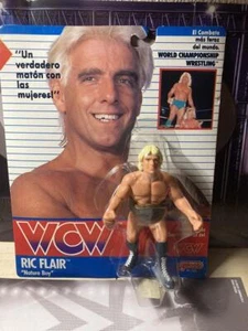 Ric Flair Galoob MOC WCW WWF NWA 4 Horsemen WWE Wrestlemania Figure - Picture 1 of 2