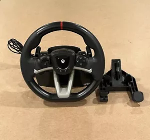 Hori Racing Steering Wheel for Xbox Series X/S Black, w/ Table Mount. See Detail - Picture 1 of 7