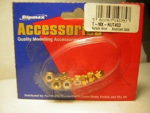 Ripmax nylock 4mm anodized gold rc part - Imagen 1 de 1