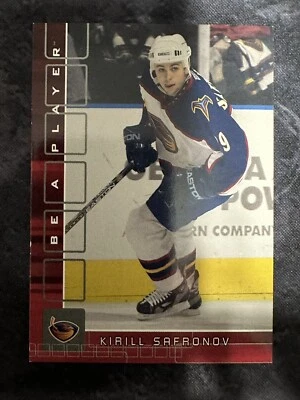 2001-02 Be A Player Memorabilia Ruby 472 Kirill Safronov Atlanta Thrashers - Image 1 of 2