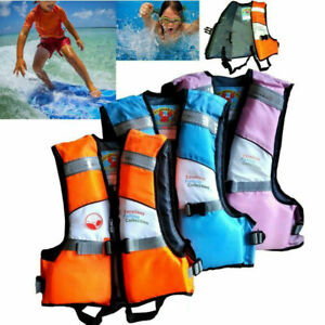 CHILD KIDS LIFE JACKETS SWIMMING Floating Swim Zip Vest Buoyancy Aid Jacket 2022