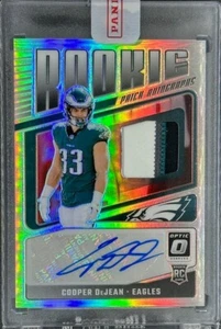 2024 Optic Cooper DeJean Rooke Patch Auto #2/25 - Eagles - Picture 1 of 2