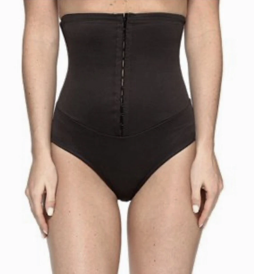 Miraclesuit S Inches Off Waist Cinching Thong 2728 Black #98979