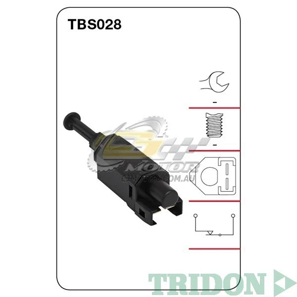 INTERRUPTOR LUZ DE FRENO TRIDON PARA VOLKSWAGEN GOLF-III 10/95-09/98 1.8L(ADZ) 8V Foto 1 de 1