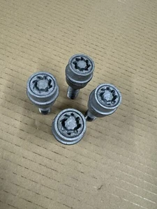 GENUINE VW T5 T6 TRANSPORTER LOCKING WHEEL NUTS BOLTS 19mm For 16 17” 18” - Picture 1 of 4