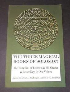 THREE MAGICAL BOOKS OF SOLOMON Testament/Greater/Lesser Keys CROWLEY Enochian - Picture 1 of 5