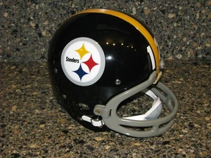 TERRY BRADSHAW Pittsburgh Steelers 1970s TK Custom Football Helmet - Full Size - Picture 1 of 6