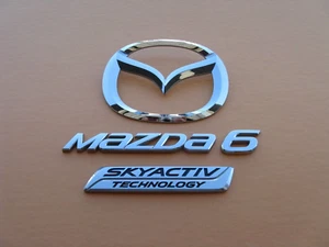 14 15 16 17 MAZDA 6 MAZDA6 TECNOLOGÍA SKYACTIV EMBLEMA TRASERO LOGOTIPO INSIGNIA OEM A44610 - Imagen 1 de 5