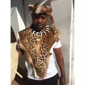 3 in 1 Zulu traditioneller Schmuck Set: Umgexo, Mbata Brustschutz und Umqhele - Bild 1 von 6