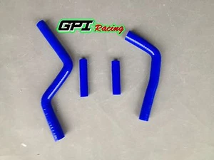 Silicone Radiator Hose Fit Yamaha YZ125 YZ125X 2-stroke 2005-2022 2020 2021 Blue - Picture 1 of 3