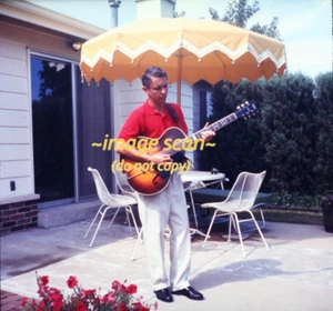 Man with Vega O'Dell Guitar in 1971, Film Slide t22b - Picture 1 of 2