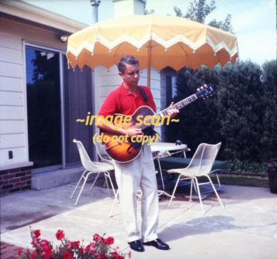 Man with Vega O'Dell Guitar in 1971, Film Slide t22b - Image 1 of 2