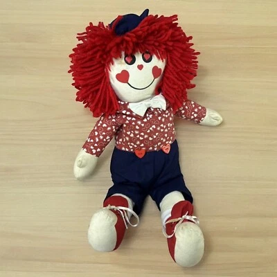 Винтажная кукла Raggedy Andy Rag Sing & Sway Sitting 19 дюймов Chantilly Lane *РАБОТАЕТ / ЧИТАЙТЕ* - Изображение 1 из 4