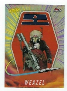 2018 TOPPS FINEST STAR WARS SOLO SO-20 WEAZEL - Picture 1 of 1