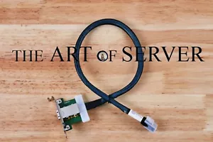 Adattatore Supermicro CBL-0167L-LP SFF-8087 a SFF-8088 staffa PCI cavo MiniSAS - Foto 1 di 5