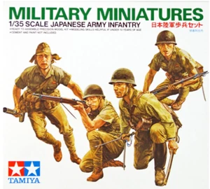 WW II JAPANESE ARMY INFANTRY MILITARY MINIATURES #35090 1/35 TAMIYA - Picture 1 of 3