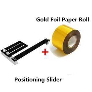 4CM Gold Stamping Paper + Positioning Slider Fixture Hot Foil Embossing Machine - Picture 1 of 11