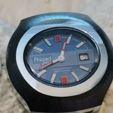 OROLOGIO DONNA VINTAGE DATARIO PHIGIED MEC WATERPROF ANTICHOC FUNZIONANTE |  eBay
