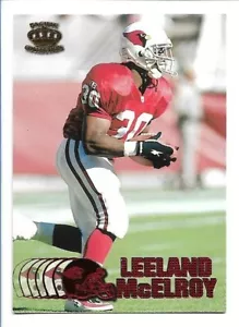Leeland McElroy 1997 Pacific Crown Collection rojo #10 Arizona Cardinals - Imagen 1 de 2