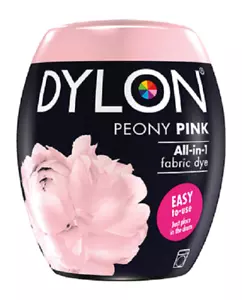 Dylon Peony Pink 07 Machine Fabric Dye Pods Permanent Textile Cloth Dyes 350g - Picture 1 of 3