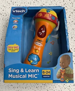 VTech Sing & Learn Musical Mic Microphone Baby Toy - Picture 1 of 5
