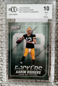 2018 Panini MJH Exclusive Aaron Rodgers BCCG 10 - Bild 1 von 2